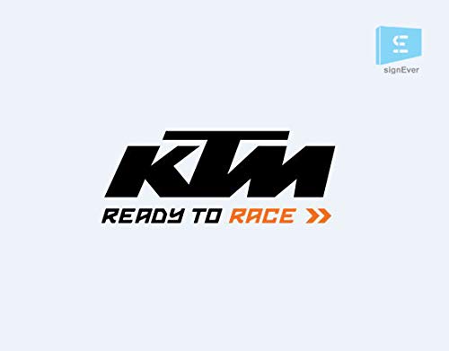 Ready to Race Exterior Stickers and Graphics for Bike Sides Fuel Cap Vinyl Decals L x H 16.00 cm X 6.00 cm Pack of 2