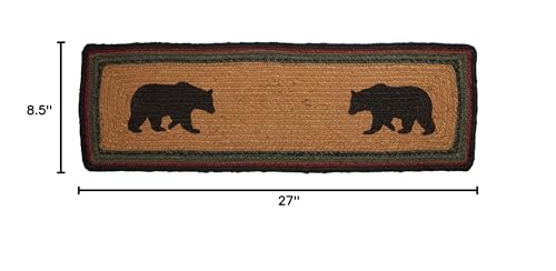 Vhcbrandsrusticlodgeflooringwyattbearjutelatexbackingstencilednatureprintrectanglebeddingaccessorystairtreadrect85x27crimsonred Urban Country Home Decor Vhc brands rustic lodge flooring wyatt bear jute latex backing stenciled nature print rectangle bedding accessory stair tread rect 85×27 crimson red urban country home decor