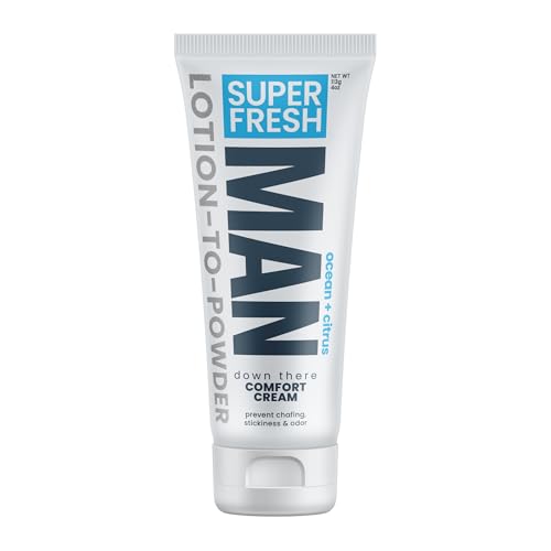 Super Fresh Ball Deodorant Powder Lotion Comfort Cream for Man Parts Groin Butt and Body Hygiene