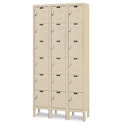 Hallowell U1258-6PT Premium Locker, 12
