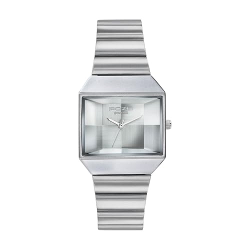 Image of Sonata Poze 8 Quartz Analog with Silver Dial Silver Stainless Steel Strap Watch for Unisex - SP80160SM01W