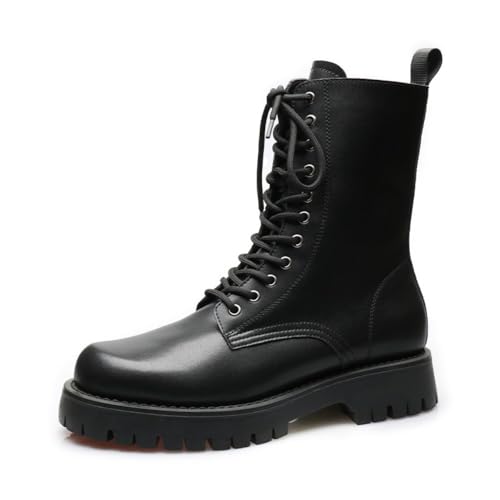 Rave Platform Boots Goth Cowgirls Cowboys Short Chelsea Combat Booties Plus Size Emo Grunge Shoes - Church Neutral Retro Trendy Comfortable Walking Lightweight Running Standing All Day Birthday Gifts