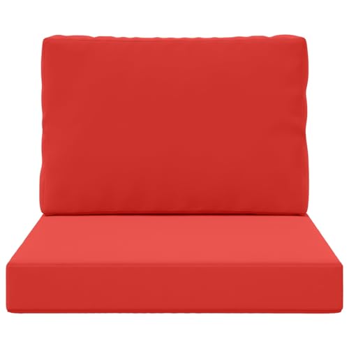 Coussins de canapé d'extérieur ergonomiques en polyester rouge premium - 6