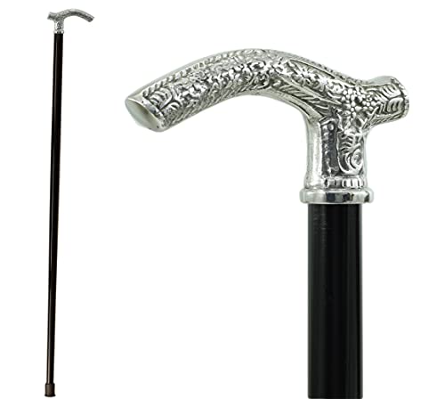 Canne de cérémonie Derby en Bois de Luxe pour Homme et Femme - Cadeau personnalisé pour Dame - Modèle Vintage Cavagnini Fait en Italie