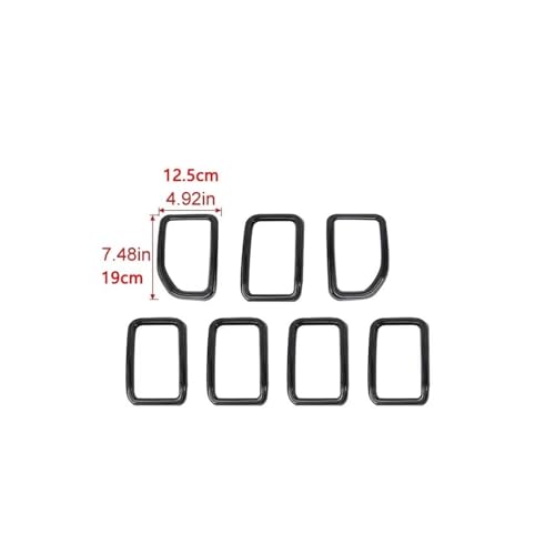 Cache calandre Compass 2021-2025 protection grille avant contre les impacts - 2