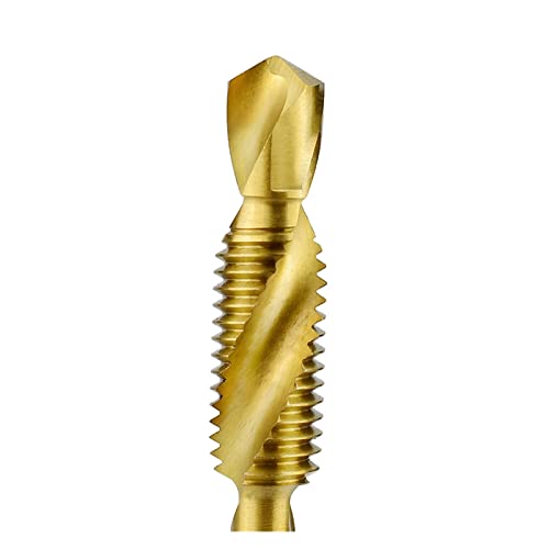 Forets tarauds filetés HSS M3-M12 embouts taraudeurs de bois à queue hexagonale 1/4 pouce - 5