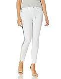 Unbekannt Hudson Damen Barbara High Rise Super Skinny Fit Raw Hem Ankle Jeans, Weißes EIS, 30
