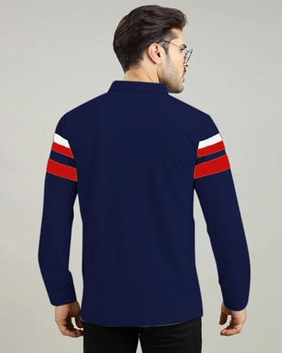Image of AUSK Men Polo T-Shirt || Full Sleeves Polo T Shirts for Men || Mens T-Shirts