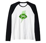 Match Green Color Graphic Tee