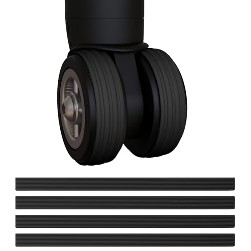 Compatibilità universale: che tu stia utilizzando una valigia grande o piccola, i nostri copriruota in silicone per valigie sono progettati per adattarsi perfettamente, garantendo una protezione completa.