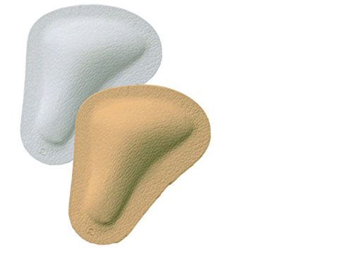 pedag T-Form Leder Pelotte perfekte Form für mittlere & hohe Längsgewölbe | nicht auftragendes Spreizfuß Polster & somit ideal bei wenig Platz im Schuh | unterstützt das Quergewölbe flächig