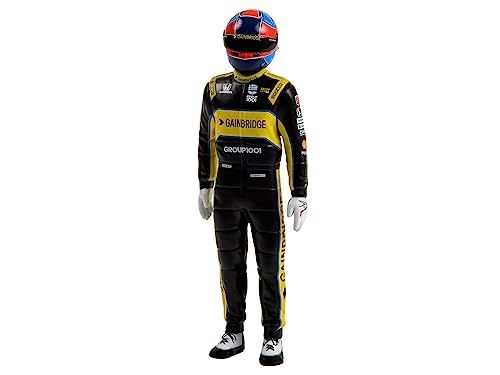 NTT IndyCar Series #26 Colton Herta Driver Figure Gainbridge - Andretti Autosport for 1/18 Scale Models by Greenlight 11303