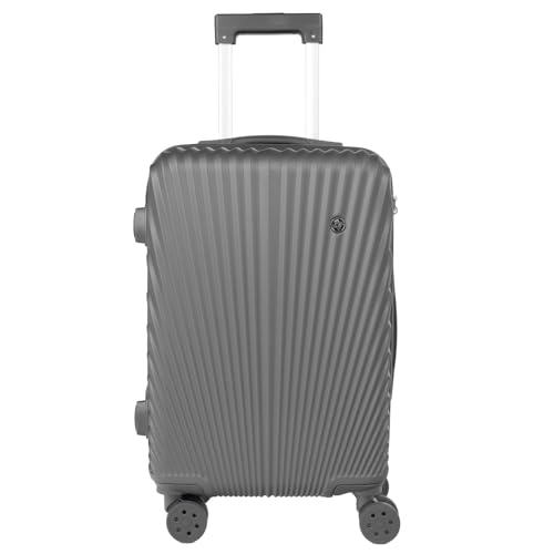 Jogo De Mala De Viagem Expansível Rodinhas 360 Padrão Anac (Grey)