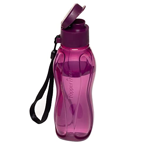 Garrafa Tupperware Ecotupper 310ml | Com Cordinha Tampa Flip