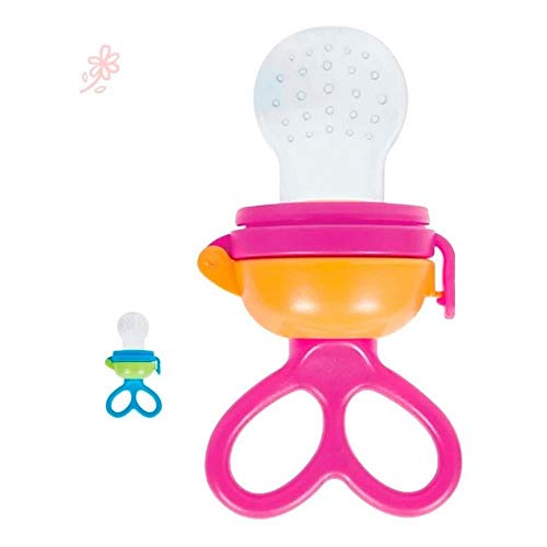 Buba, 1146156, Chupeta Alimentação Para Bebes Porta Frutinha Comer Fruta, cor Azul, Polipropileno