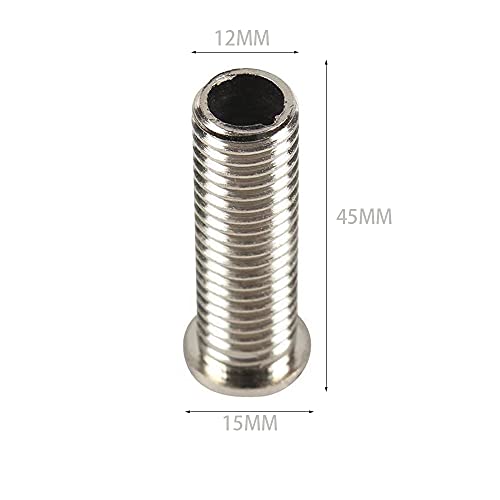 2-Piece Sink Basket Screw, 45mm Stainless Steel, Fastening Accessories, Bolt Screw for Wash Basin Strainer Plug