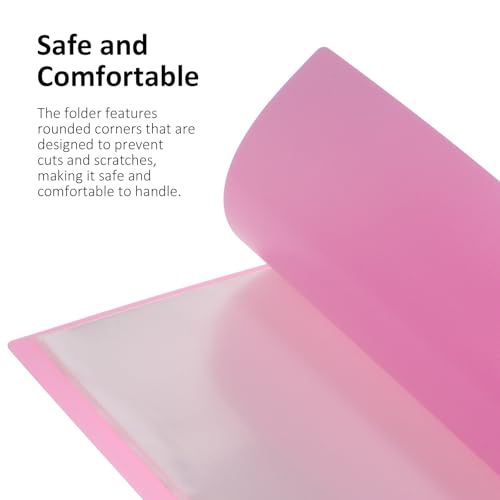 Carpeta A3 KHBUAB con fundas transparentes de almacenamiento para obras de arte y uso escolar 3