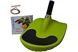 Set Alpen Zipfel mit Ziehleine(130cm) Grün Bob Rodel Zipfelbob bis 100Kg belastbar Alpenzipfel
