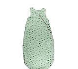 Popolini Schlafsack Style SUMMER Light Green Fish Zwei-Wege-Zip