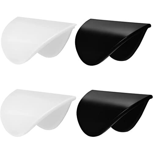 Mount Kumgang 4 Pièces Auto Adhésif Fenêtre Poignée Poignées, Bathroom Door Handle Poignées, Autocollantes en Plastique Poignées D'armoire, pour Armoires, Fenêtres, Portes Coulissantes Cover