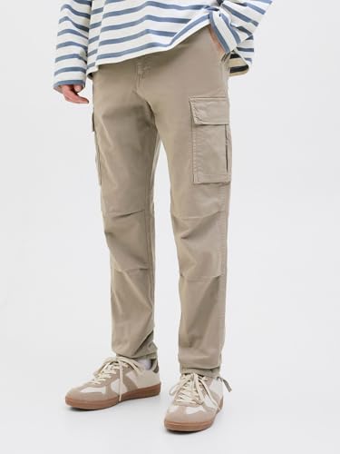 JACK & JONES Herren Cargohose Jpstace Jjtucker AMA Noos, Dune/Detail:solid, 27W / 30L – Ansicht 2