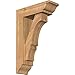 Ekena Millwork BKT0604X16X24BOA01SWR Balboa Traditional Smooth Bracket w/Offset Brace, 16"D x 24"H, Western Red Cedar