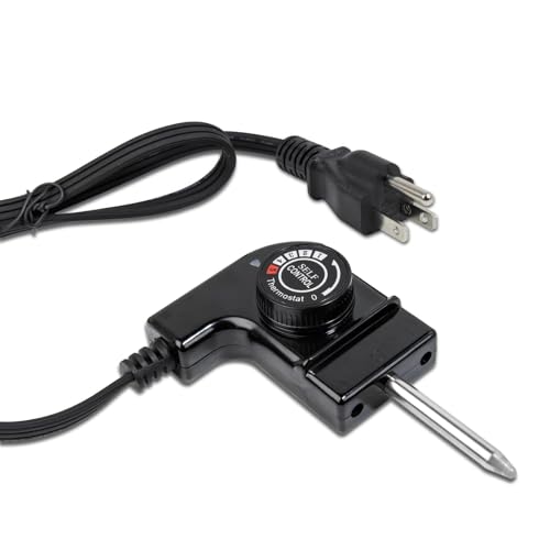 Adjustable Thermostat Probe Cord Compatible with Masterbuilt Smokers & Electric Griddles, 15A/125V...