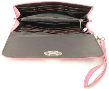 Miniatura 4 de Rosa Studded Turnlock Wristlet cartera