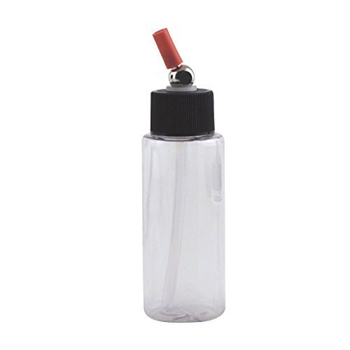 Iwata Przezroczyste butelki Cylinder Bottles with Caps 2 oz. clear no-rust cap by Iwata