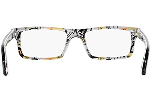 Image of ARNETTE Lo-Fi AN7060-1119 Eyeglasses TOP BLACK /FANTASY Frame 47mm w /Clear Demo Lens