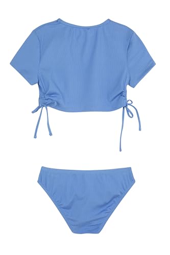 Image of Gottex Girls Kids Summer Cut Out Cross Strap One Piece Swimsuit Chlorine Fade Resistant and Built-in UPF 50+ UV Protection