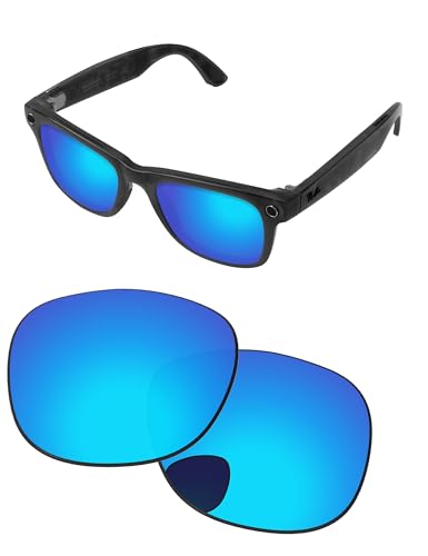 Image of Replacement Lenses for Ray-Ban Meta Wayfarer RW4008 & RW4012 53mm AI Glasses - Photochromic, Anti Blue Light Lens