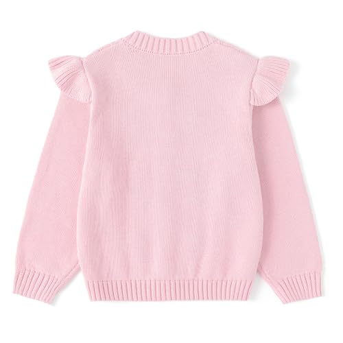 Image of Curipeer Toddler Girl Sweater Cardigans, Long Sleeve Coat, 18M-9Y | Soft Warm Fabric, Spring and Fall Casual Wear, Little and Baby Girl
