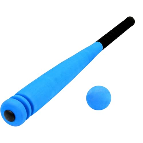 Otbushit Batte de Baseball en Mousse légère et Souple, 1 pièce, avec Balle, pour Enfants, Tout-Petits, Jeunes, Jeu de Balle Sport en Plein air et en...