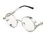 Silver Frame & Transparent Lens