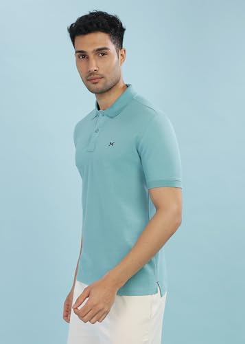 Image of Force NXT Men's Cotton Green Polo T-Shirt