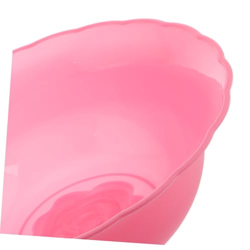 Set de 3 lavabos redondos de plástico portátiles para lavado facial miniatura 3