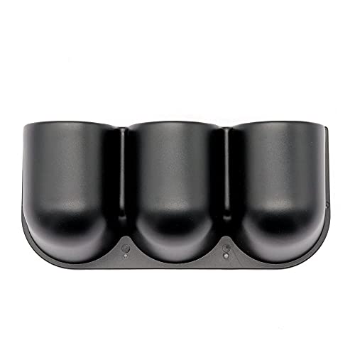 ANCLLO Universal Black Triple Gauge-Konsolen-Armaturenbrett-Pod - passend für jede Marke/jedes Modell - ABS-Kunststoff - Halterungen (3) 52 mm (2-1/16 Zoll) am Armaturenbrett des Fahrzeugs