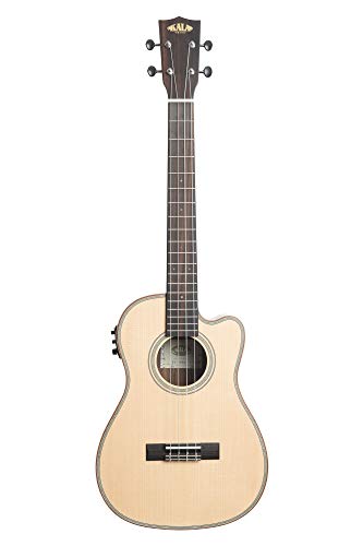 Kala KA-SSEBY-B-CE – Epicéa massif et ébène – Ukulele baryton - Les Beatles, Paul McCartney, John Lennon, RIngo Starr, George Harrison Kala KA-SSEBY-B-CE – Epicéa massif et ébène - Ukulele baryton – Image 4