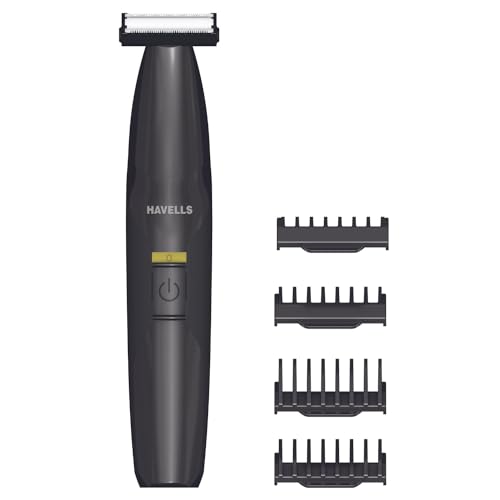 Havells ST8000 Shimmer plus, 5 in 1 rechargeable Dual-Blade Shaver cum Trimmer with 4 Trimming Combs Havells ST8000 Shimmer plus, 5 in 1 rechargeable Dual-Blade Shaver cum Trimmer with 4 Trimming Combs