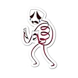 Gangle The Amazing Digital Circus Character Comedy Tragedy Mask Sticker