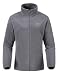 donhobo Damen Jacken 3-in-1 Fleece Gefüttert Winterjacke Winddicht Warm Verdickte Softshelljacke Wasserdicht Outdoor Wanderjacke Funktionsjacke Grau L