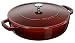 Produktbild STAUB Gusseisen Bräter, Chistera Tropfenstruktur im Deckel, Rund 28 cm, 3,7 L, Für alle Herdarten geeignet, Grenadine Rot