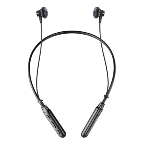 Operitacx Wireless Sports Earbuds Neckband Headphones with Magnetic Storage Sweat Resistant Earphones for Running Gym and Outdoor Activities
