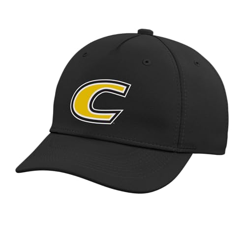 Centre College Colonels C Logo Adjustable Printed Baseball Hat, Black