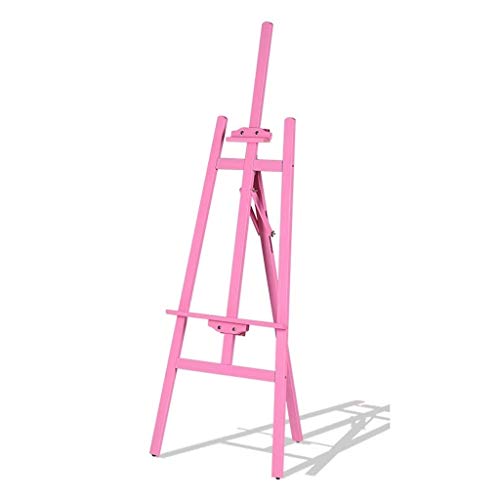 NDRFAWY 1.5m / 59インチ スタジオイーゼル 三角形 ソリッド木製イーゼル 調節可能 屋外ディスプレイスタンド 組み立て簡単