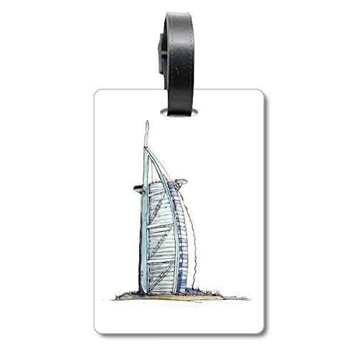 Étiquette d'identification pour valise Burj Al-Arabe accessoire chic voyage