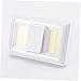 SEWOART 4pcs Magnetic Wall Lamp White Light Practical Wardrobe Lighting Tool for Home Use Battery Design for Hallway and Closet