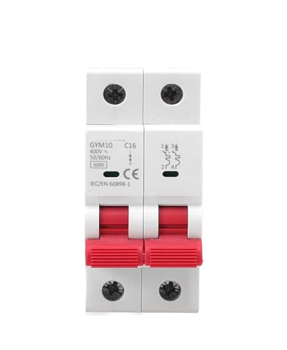 Disjoncteur C Curve 6A à coupure magnétothermique pour circuit éclairage