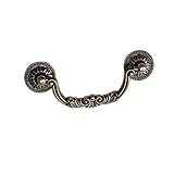 Design retrò realizzato in leghe di zinco, con un'estetica vintage senza tempo che si fonde perfettamente con vari stili di arredamento per la casa, perfetto per chi cerca hardware unici per armadi